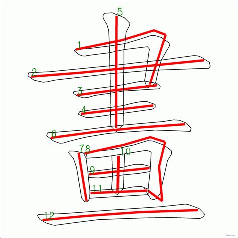 筆畫12劃的字|12筆畫的字